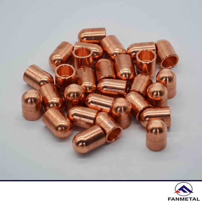 Čiapky na bodové zváranie zo zliatiny medi